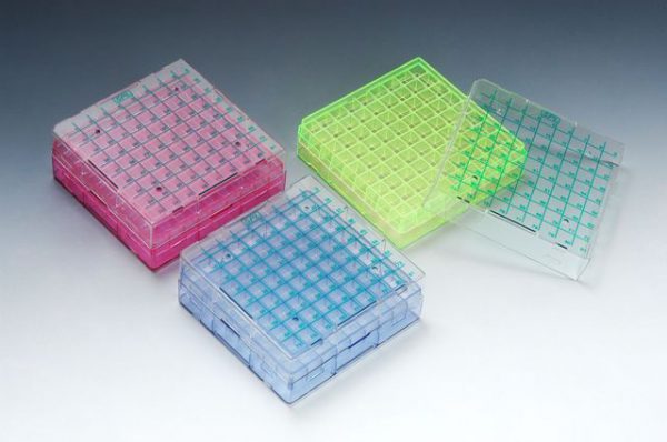Cryobox PC - 196°C,  9×9 max. 2ml, , 10 pcs 133x133x53mm L/W/H