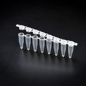 Microtube strip, 8 x 0.2ml, domed lid, 250 pcs.