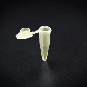 Microtube PP 0.2ml, flat cap, yellow, 5000 pcs.