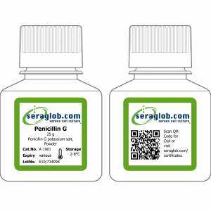 Penicillin G potassium salt, Powder, 25 g