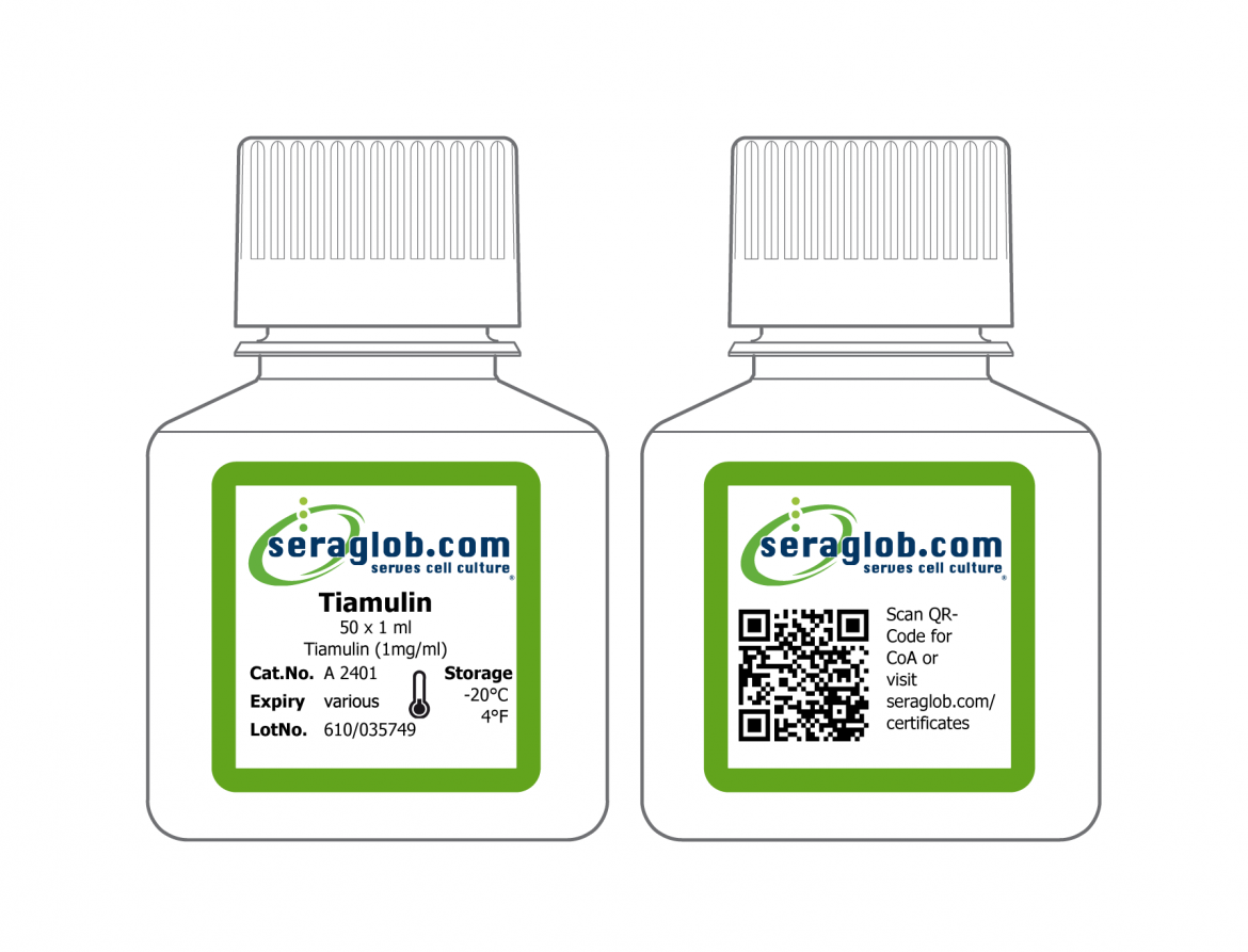 Tiamulin (1mg/ml), 50 x 1 ml Bioswisstec