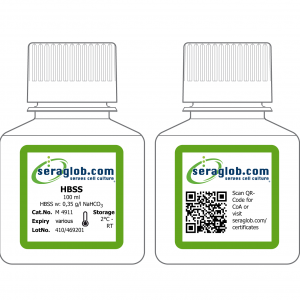 HBSS w: 0,35 g/l NaHCO3, 100 ml