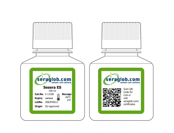 SEsera ES, special designed bovine serum for embryonal stem cells 100 ml
